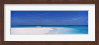 Table and Two Chairs, The Maldives Fine Art Print