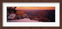 Rock formations on a landscape, Grand Canyon National Park, Arizona, USA Fine Art Print