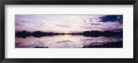 Reflection of clouds in a lake, Illinois, USA Fine Art Print