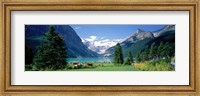 Shore of Lake Louise, Banff National Park, Alberta, Canada Fine Art Print