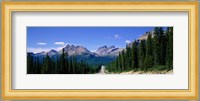 Road In Canadian Rockies, Alberta, Canada Fine Art Print