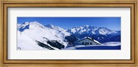 Alpine Scene In Winter, Switzerland Fine Art Print