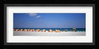 Beach Scene, Miami, Florida, USA Fine Art Print