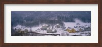 Village Of Hohen-Schwangau in winter, Bavaria, Germany Fine Art Print