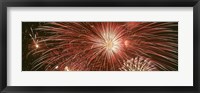 USA, Wyoming, Jackson, fireworks Fine Art Print