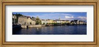 Switzerland, Zurich, Limmat River Fine Art Print