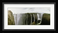 Water falling into a river, Victoria Falls, Zimbabwe, Africa Fine Art Print