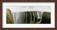 Water falling into a river, Victoria Falls, Zimbabwe, Africa Fine Art Print