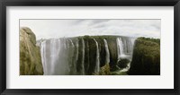 Water falling into a river, Victoria Falls, Zimbabwe, Africa Fine Art Print