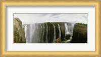 Water falling into a river, Victoria Falls, Zimbabwe, Africa Fine Art Print