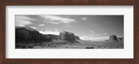 Rock formations on the landscape, Monument Valley, Arizona, USA Fine Art Print