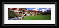 Railroad Bridge, Andermatt, Switzerland Fine Art Print