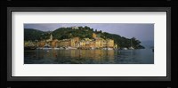 Town at the waterfront, Portofino, Italy Fine Art Print