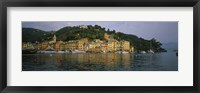 Town at the waterfront, Portofino, Italy Fine Art Print
