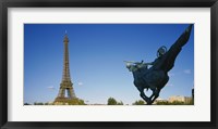 Low angle view of a tower, Eiffel Tower, Paris, France Fine Art Print