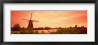 Windmill, Kinderdigk, Netherlands Fine Art Print