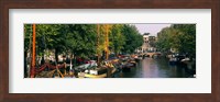 View of a Canal, Netherlands, Amsterdam Fine Art Print