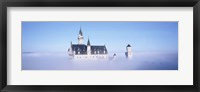 Castle covered with fog, Neuschwanstein Castle, Bavaria, Germany Fine Art Print