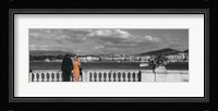 Couple at Leman Geneva Switzerland Fine Art Print
