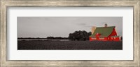 Red Barn, Kankakee, Illinois, USA Fine Art Print
