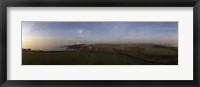 Golf course with a lighthouse in the background, Turnberry, South Ayrshire, Scotland Fine Art Print
