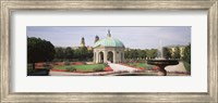 Gazebo In The Garden, Hofgarten, Munich, Germany Fine Art Print