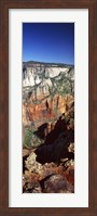 End of road to Zion Narrows, Zion National Park, Utah, USA Fine Art Print