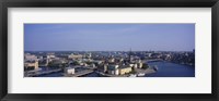 High angle view of buildings viewed from City Hall, Stockholm, Sweden Fine Art Print