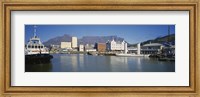 Boats Docked At A Harbor, Cape Town, South Africa Fine Art Print