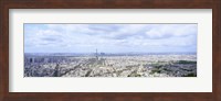 High angle view of Eiffel Tower, Paris, France Fine Art Print