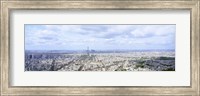 High angle view of Eiffel Tower, Paris, France Fine Art Print