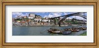 Bridge Over A River, Dom Luis I Bridge, Douro River, Porto, Douro Litoral, Portugal Fine Art Print