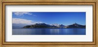 Lake on mountainside, Sorfolda, Bodo, Nordland, Norway Fine Art Print