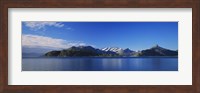 Lake on mountainside, Sorfolda, Bodo, Nordland, Norway Fine Art Print