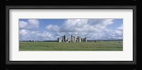 England, Wiltshire, View of rock formations of Stonehenge Fine Art Print