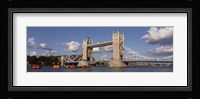 Bridge Over A River, Tower Bridge, Thames River, London, England, United Kingdom Fine Art Print