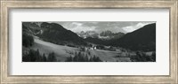 Distant view of a church, St. Magdelena Church, Italy Fine Art Print