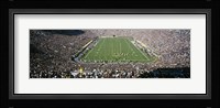 Aerial view of a football stadium, Notre Dame Stadium, Notre Dame, Indiana, USA Fine Art Print