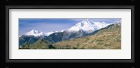 Mountains, Canton Of Valais, Switzerland Fine Art Print