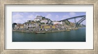 Buildings at the waterfront, Oporto, Douro Litoral, Portugal Fine Art Print