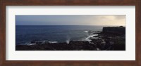 Rock formations at the coast, Punta Suarez, Espanola Island, Galapagos Islands, Ecuador Fine Art Print