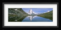 Lake, Mountains, Matterhorn, Zermatt, Switzerland Fine Art Print