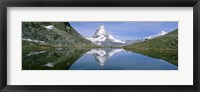 Lake, Mountains, Matterhorn, Zermatt, Switzerland Fine Art Print