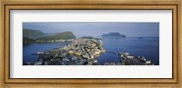 High angle view of a town, Alesund, More og Romsdall, Norway Fine Art Print