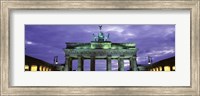 Low Angle View Of The Brandenburg Gate, Berlin, Germany Fine Art Print
