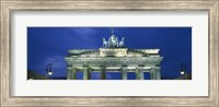 High section view of a gate, Brandenburg Gate, Berlin, Germany Fine Art Print