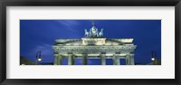 High section view of a gate, Brandenburg Gate, Berlin, Germany Fine Art Print