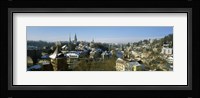 High angle view of a city, Berne, Switzerland Fine Art Print