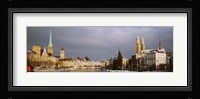 Winter, Zurich, Switzerland Fine Art Print