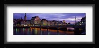 River Limmat Zurich Switzerland Fine Art Print